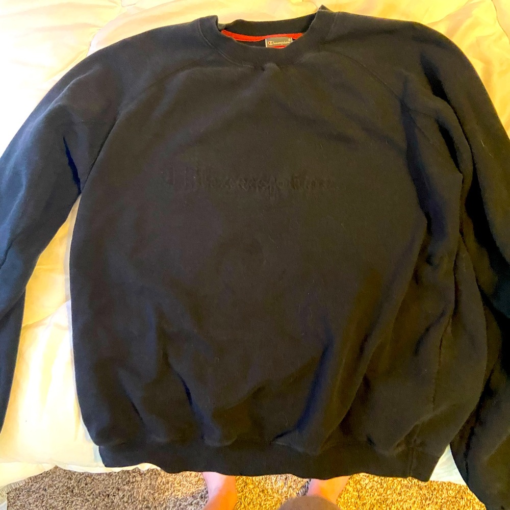 Champion Black Crew Neck